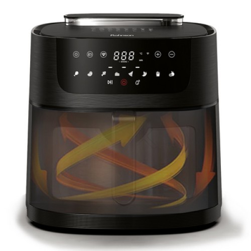 ΦΡΙΤΕΖΑ ROHNSON R-2858 SOFT COOKING AIRFRYER ΜΑΥΡΗ 1800W 8LT ΜΕ ΨΕΚΑΣΜΟ